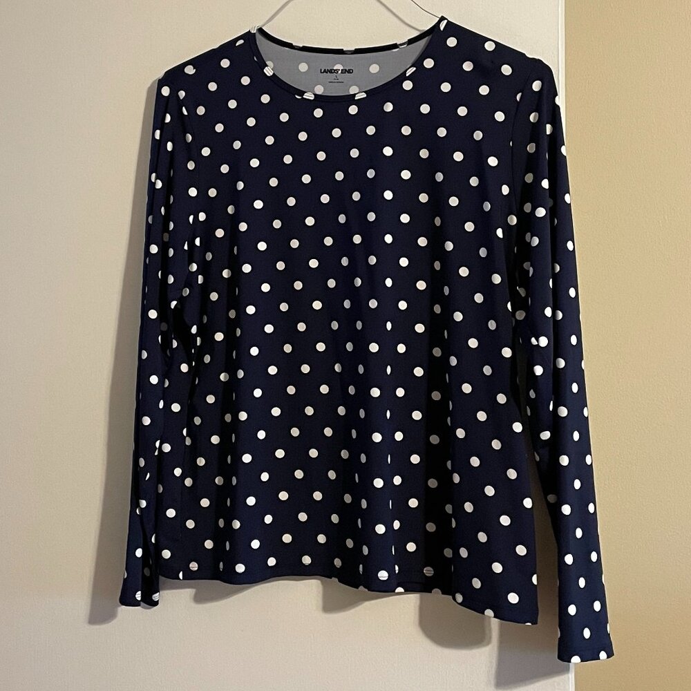 Lands' End Long Sleeve Rash Guard Women's